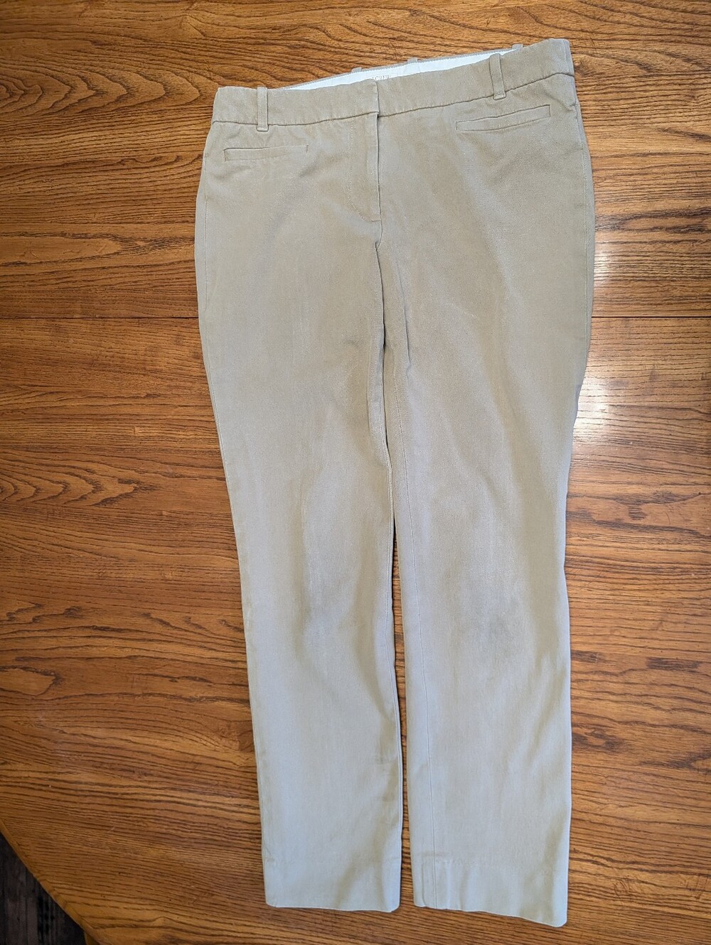 J.Crew Stretch School Uniform Khaki Straight Leg Pants - Women's Size 6R